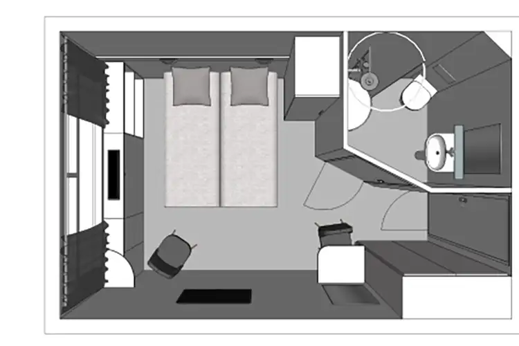 1CU_P2 Intermediate Bridge, Double cabin