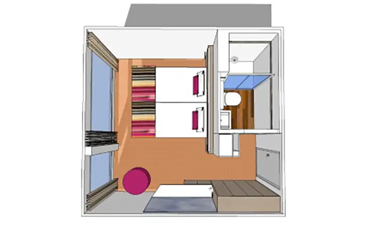 1L_PPSGL 1 single bed main deck