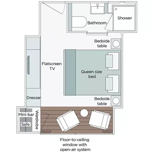 A Emerald Panorama Balcony Suite