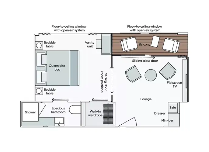 SA Owner's One Bedroom Suite